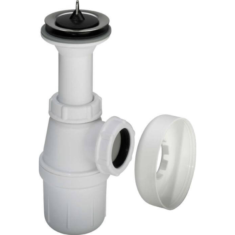 Viega - Plugbekersifon kunststof wit 5/4 x 32